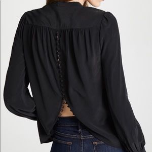 L’AGENCE Raquel blouse black